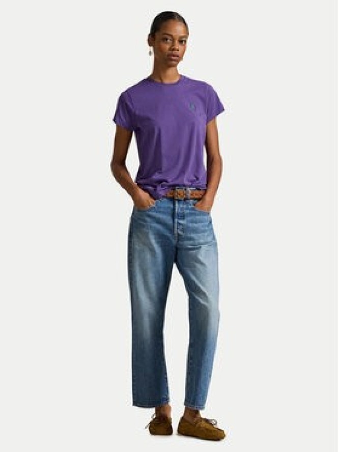 Polo Ralph Lauren T-Shirt 211B14605002 Fioletowy Classic Fit