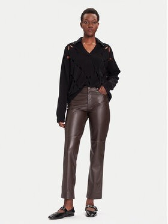 Liu Jo Sweter MF5038 MS009 Czarny Regular Fit