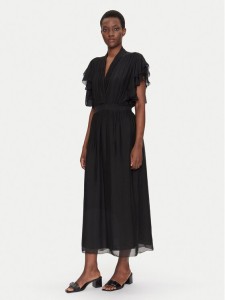 Dixie Sukienka letnia A207W017A Czarny Regular Fit