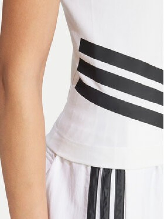 adidas Top Future Icons 3-Stripes JC5419 Biały Slim Fit