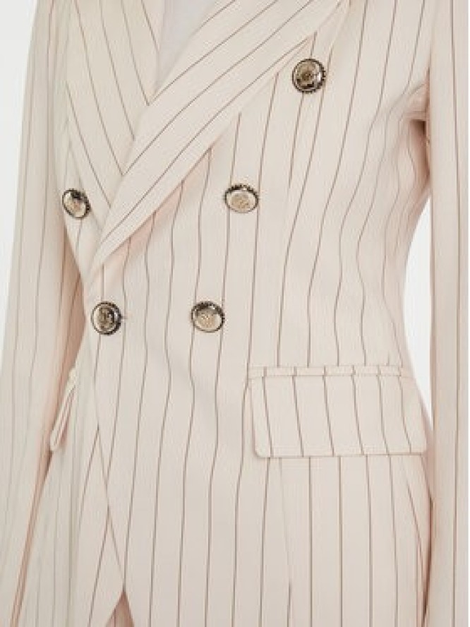 Maryley Marynarka 25IB139/M17 Écru Regular Fit