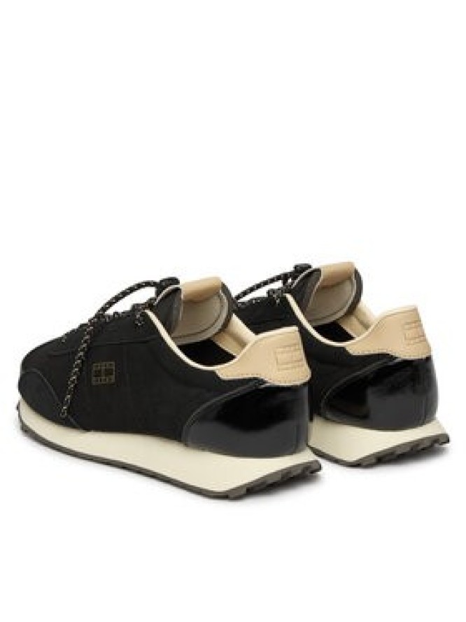 Tommy Jeans Sneakersy Tjw Retro Archive Runner Suede EN0EN03125 Czarny