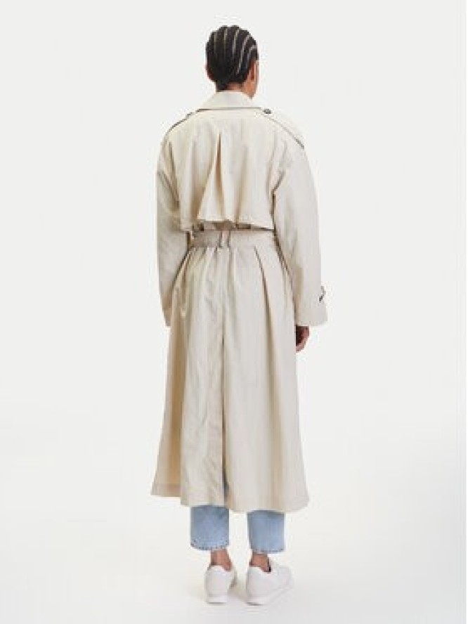 Tommy Hilfiger Trencz WW0WW45632 Beżowy Oversize
