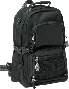 clique Backpack z poliestru 600D z powłoką PVC — czarny, Onesize – black