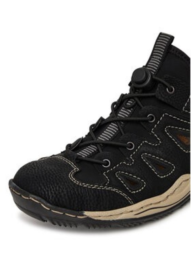 Rieker Klapki L0567-00 Czarny