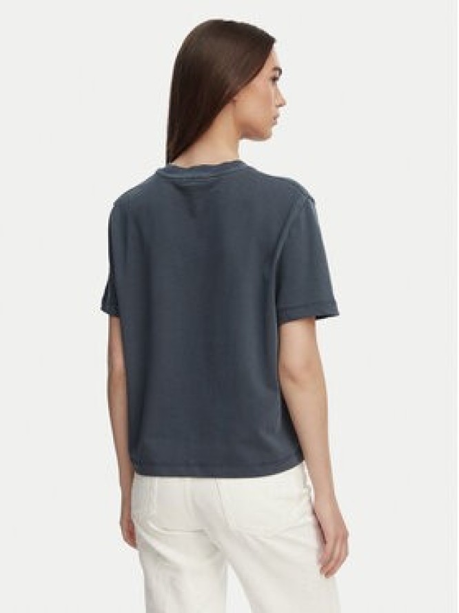 Tommy Hilfiger T-Shirt Crest WW0WW48713 Granatowy Relaxed Fit