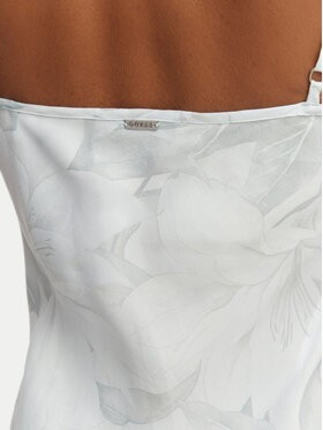 Guess Sukienka koktajlowa W6GK94 W2266 Niebieski jasny Slim Fit