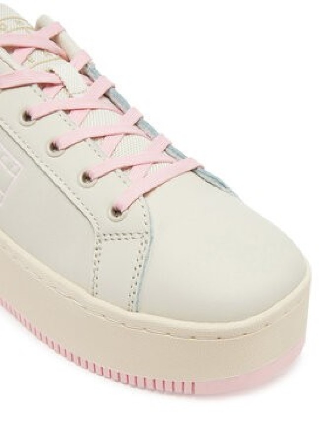 Tommy Jeans Sneakersy Tjw Flatform Ess EN0EN02518 Różowy