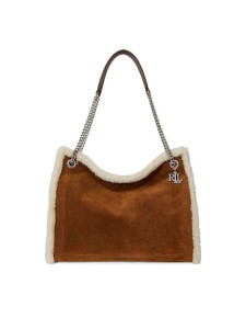 LAUREN RALPH LAUREN Torebka Large Bradley 431980180001 Brązowy