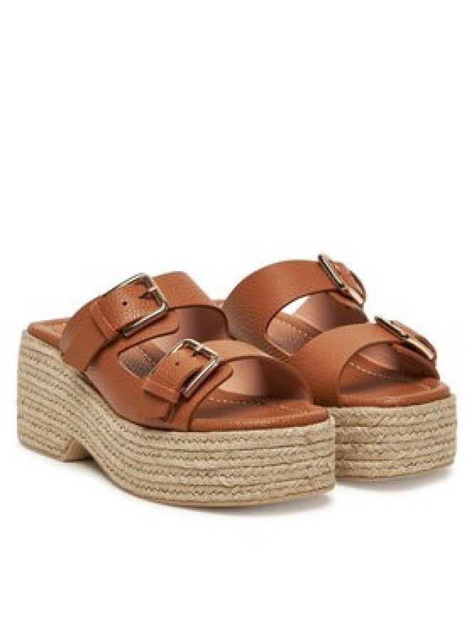 Pollini Espadryle SA28268I0MTD0230 Brązowy