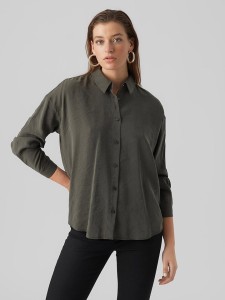 Vero Moda Koszula w kolorze khaki rozmiar: XS