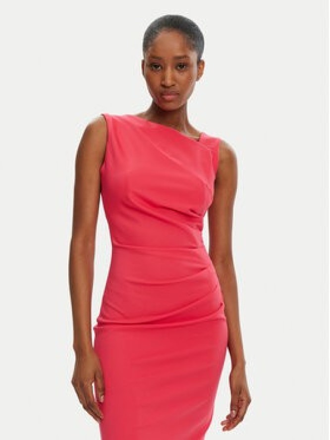 Rinascimento Sukienka koktajlowa CFC0122564003 Różowy Regular Fit