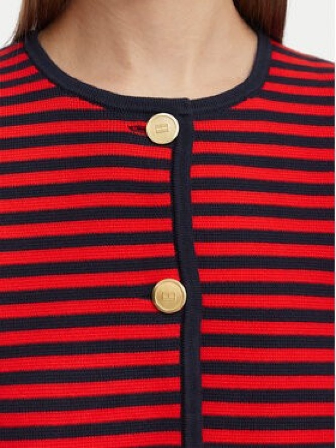 Tommy Hilfiger Kardigan WW0WW50088 Kolorowy Regular Fit