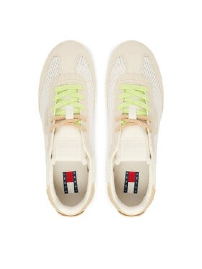 Tommy Jeans Sneakersy Tjw Low Profile Runner Knit EN0EN02992 Beżowy