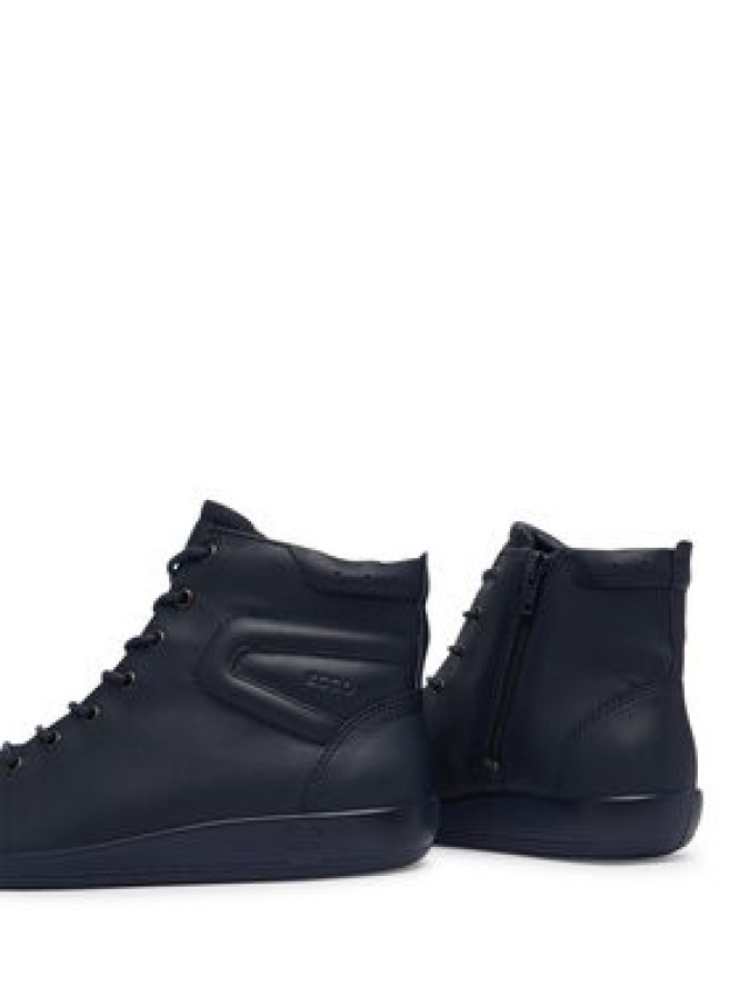 ECCO Sneakersy Soft 2.0 20751301038 Granatowy