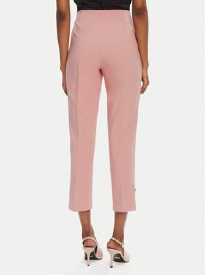 Rinascimento Spodnie materiałowe CFC0122858003 Różowy Regular Fit