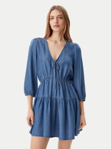 Tommy Jeans Sukienka codzienna DW0DW20612 Niebieski Relaxed Fit