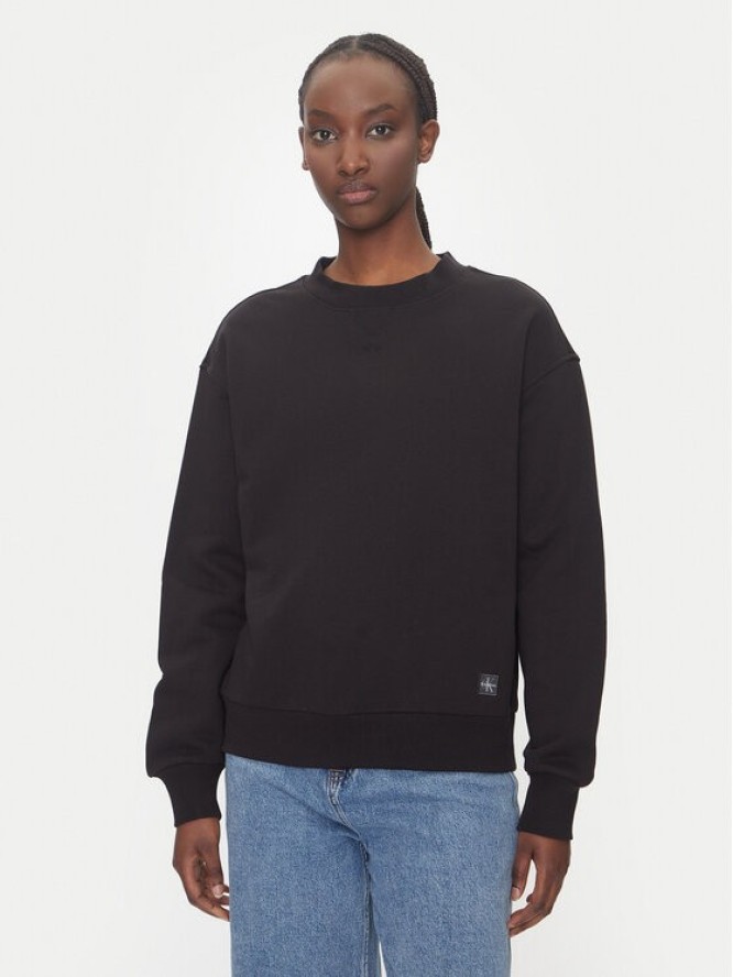 Calvin Klein Jeans Bluza LV047B238G Czarny Regular Fit