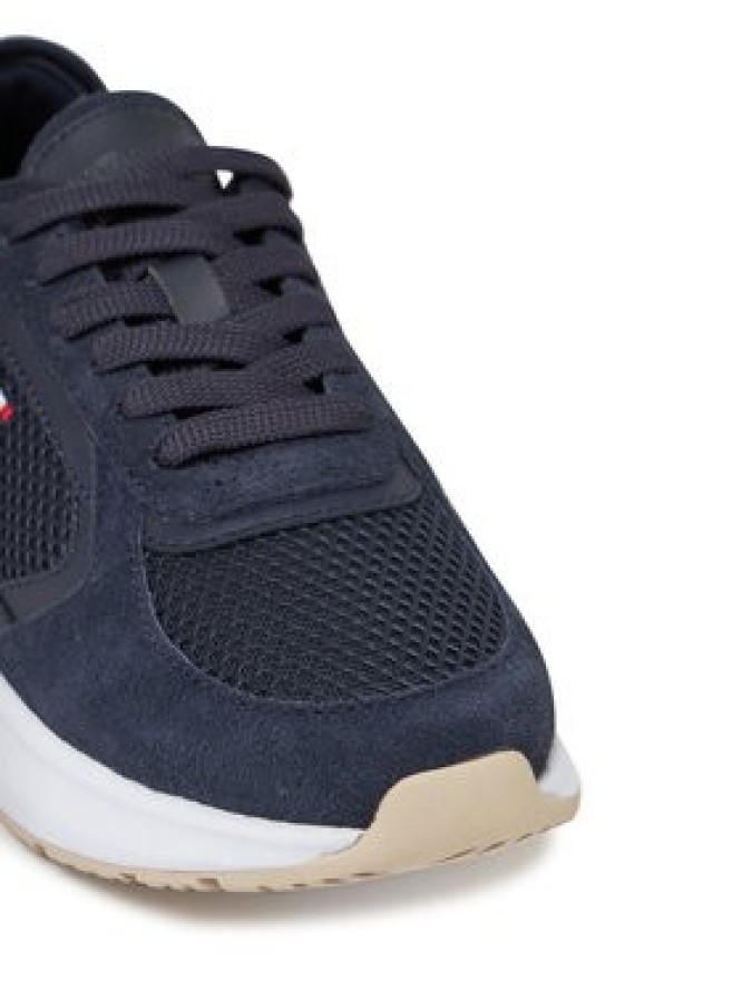 Tommy Hilfiger Sneakersy Sporty Runner FW0FW08644 Granatowy