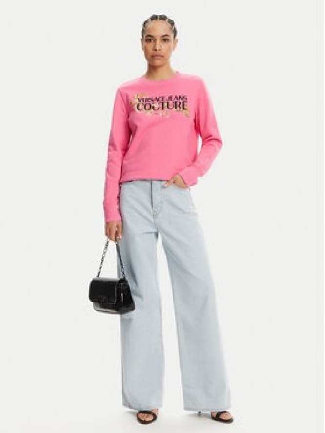 Versace Jeans Couture Bluza 78HAIC06 Różowy Regular Fit