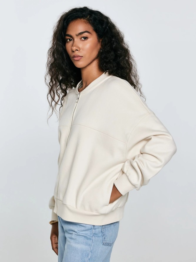 Bluza damska bomber kremowa Felicata 103