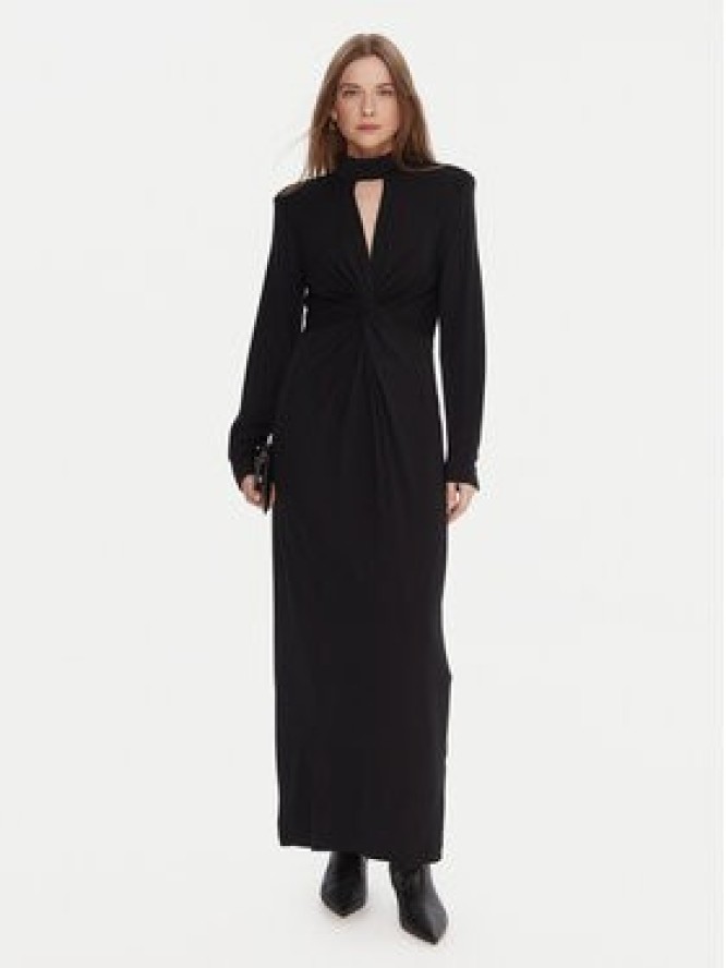 LOLA CASADEMUNT Sukienka wieczorowa LF2516015 Czarny Regular Fit