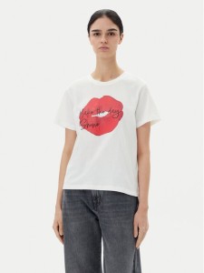 JDY T-Shirt Daisy 15348400 Biały Regular Fit