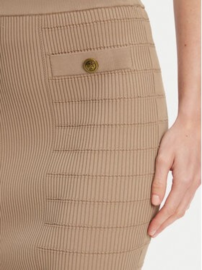 Guess Spódnica ołówkowa W5YD66 Z0130 Brązowy Slim Fit