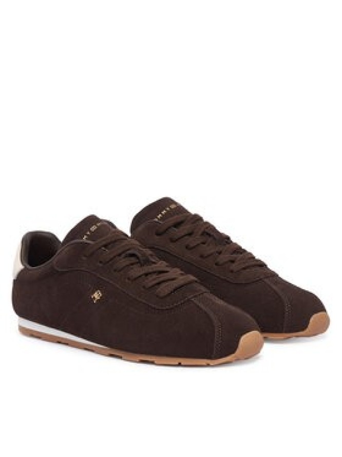 Tommy Hilfiger Sneakersy Bella Low Runner FW0FW09189 Brązowy