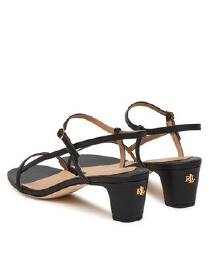 LAUREN RALPH LAUREN Sandały 802P00097001 Czarny