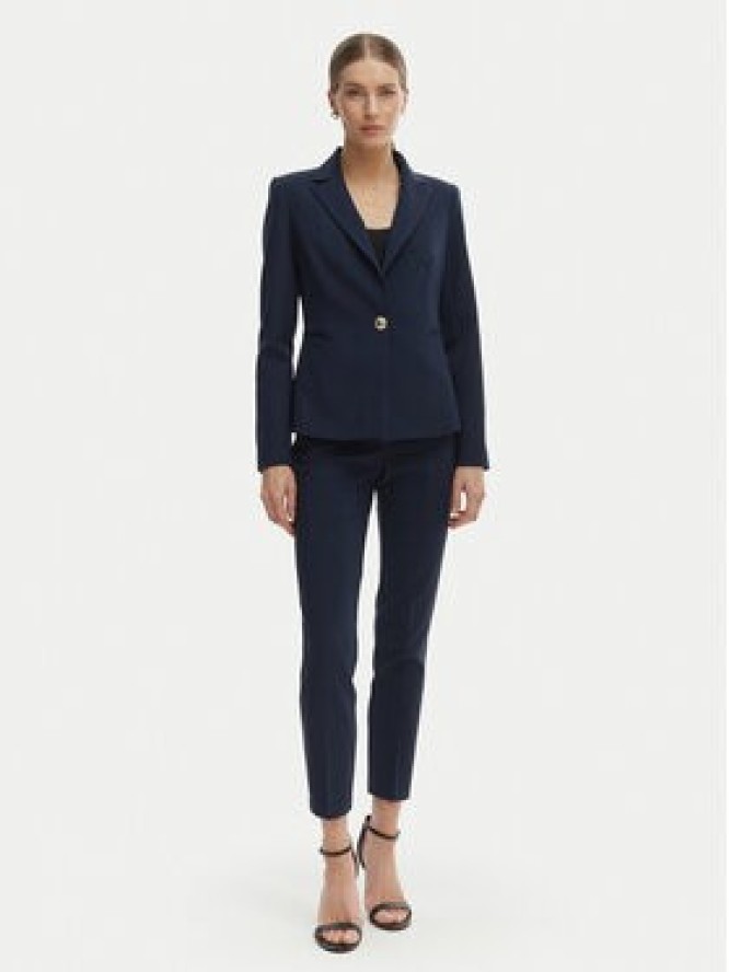 Rinascimento Marynarka CFC0128647003 Granatowy Regular Fit