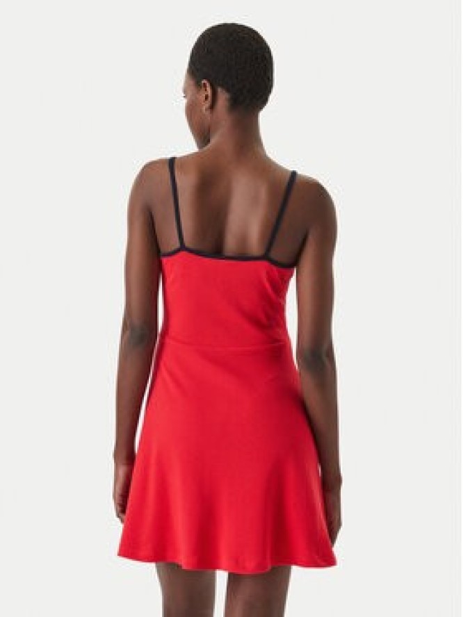 Tommy Jeans Sukienka codzienna DW0DW22335 Czerwony Slim Fit