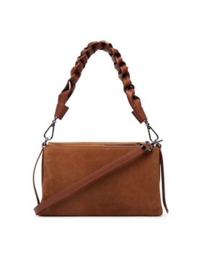 Coccinelle Torebka P6P Boheme Suede Bimaterial E1 P6P 12 01 01 Brązowy