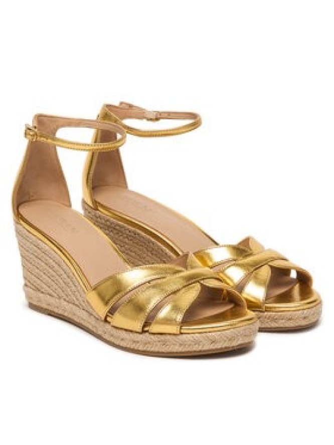 LAUREN RALPH LAUREN Espadryle Nellie 802P04434001 Złoty