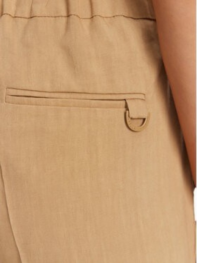 Marella Spodnie materiałowe Arles 2513131065 Beżowy Slim Fit