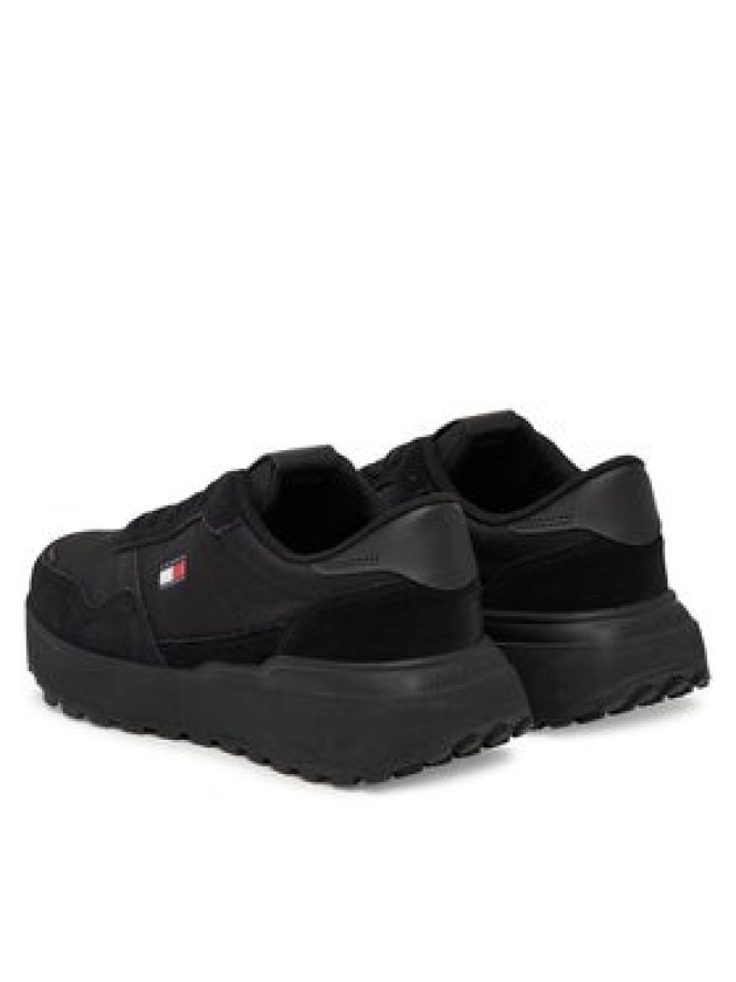 Tommy Jeans Sneakersy Modern Runner Mix EN0EN03100 Czarny