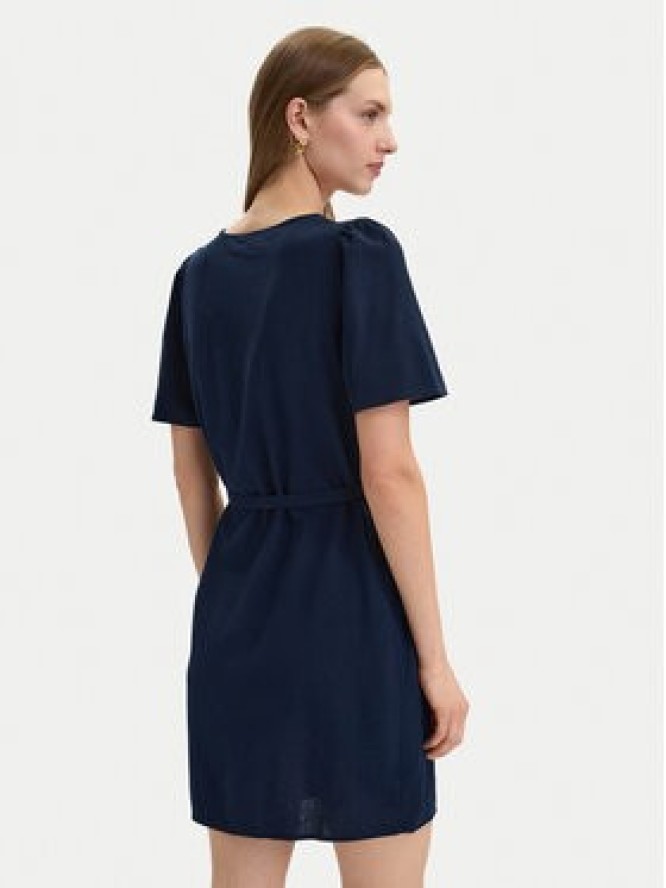 Vero Moda Sukienka letnia Mymilo 10340466 Granatowy Regular Fit