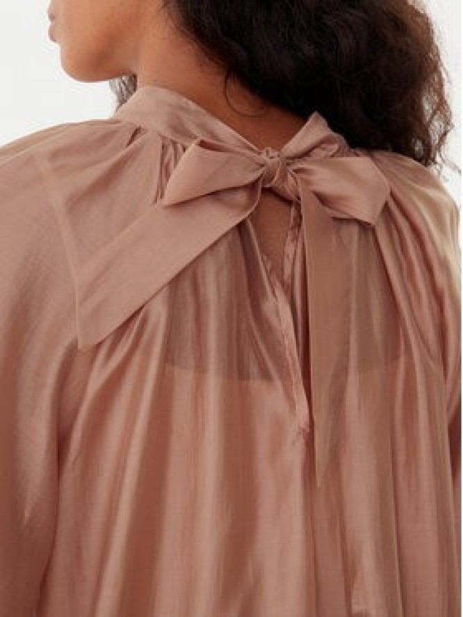 ViCOLO Bluzka TF0314 Brązowy Regular Fit