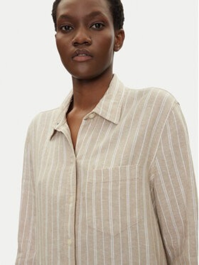 Gap Koszula 885287-13 Beżowy Regular Fit