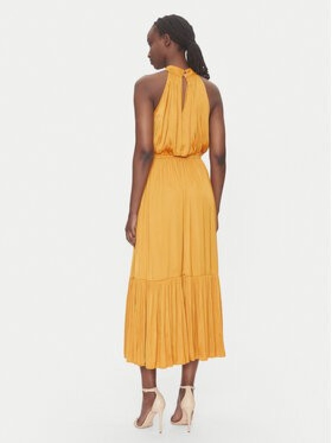 Morgan Sukienka koktajlowa 222-RAMAGE Żółty Regular Fit