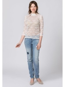 Stockerpoint Bluzka "Molly" w kolorze kremowym rozmiar: XS
