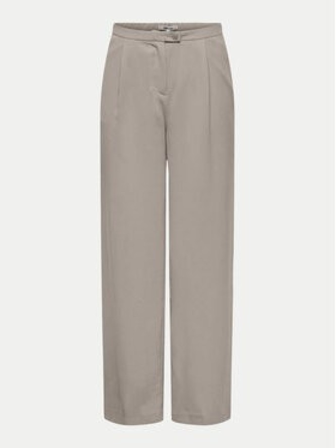 ONLY Spodnie materiałowe Leila 15338347 Beżowy Wide Leg