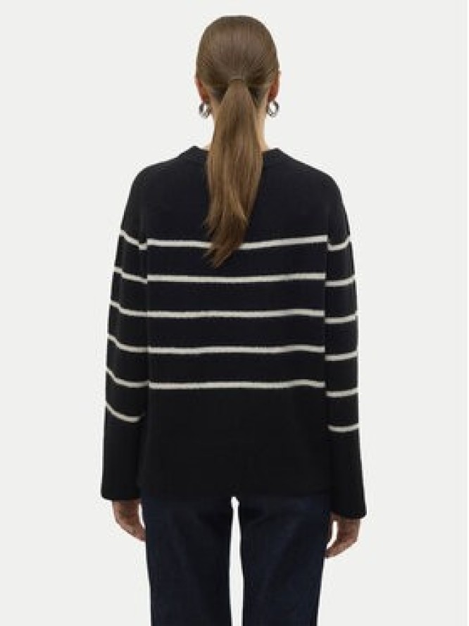 Vero Moda Sweter Flawless 10320487 Czarny Loose Fit