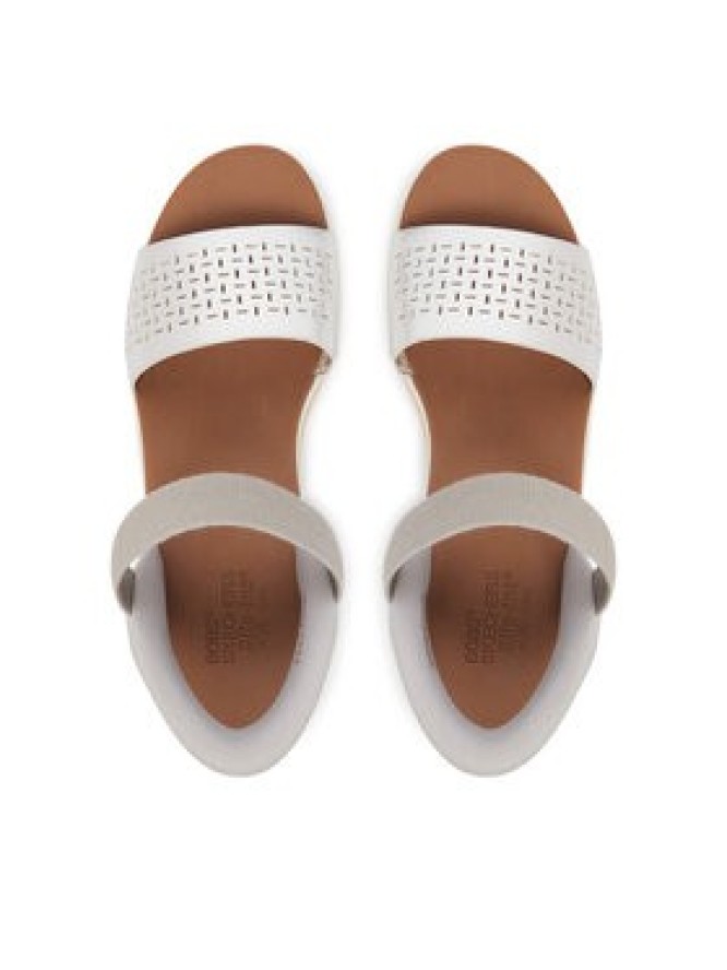 Skechers Sandały Bobs Sun Ray 114415/SIL Srebrny