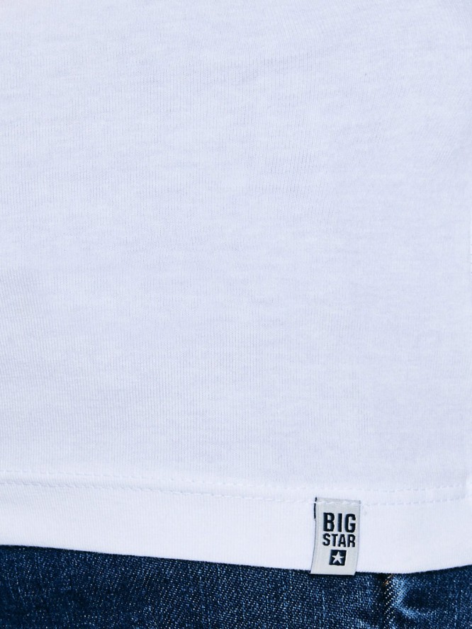 Bluzka damska z długim rękawem biała Classicala 101