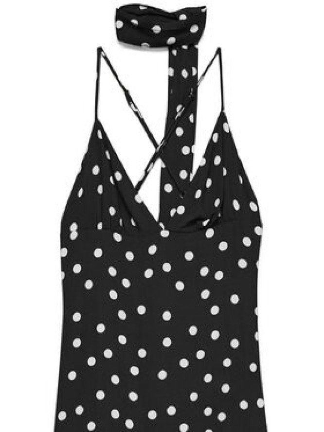 Vero Moda Sukienka letnia Elisa 10350647 Czarny Regular Fit