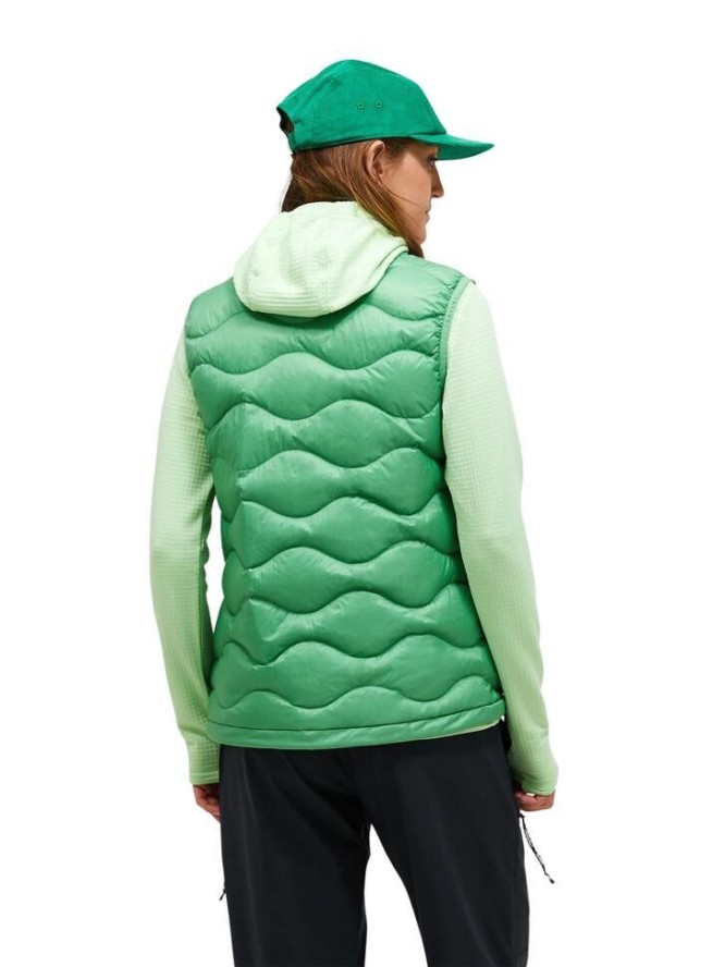 Kamizelka Peak Performance puchowa damska Helium Utility Down Vest zielona - S