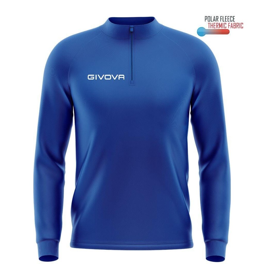 Bluza piłkarska dla dorosłych Givova Maglia Tecnica niebieska
