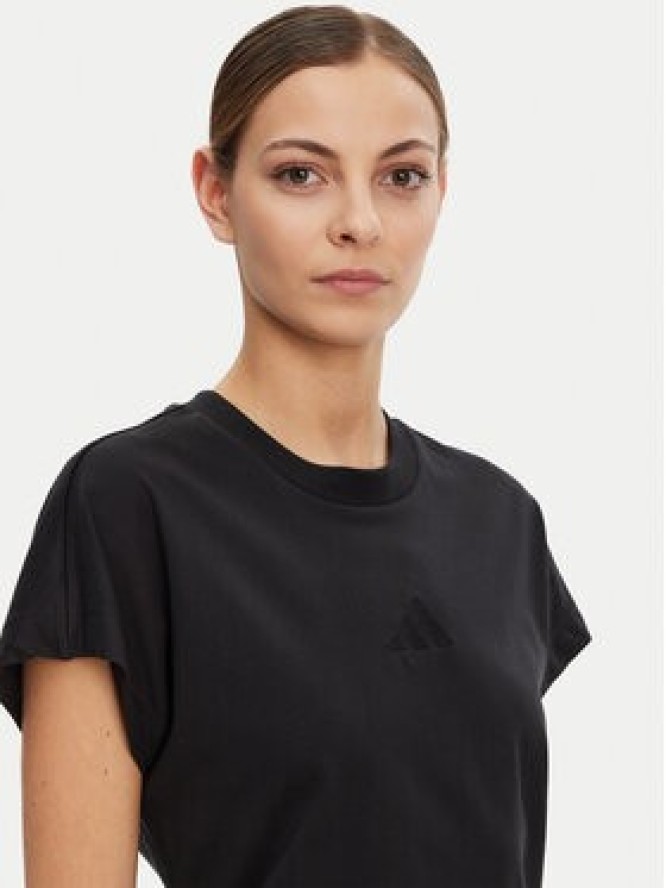 adidas T-Shirt ALL SZN JJ1235 Czarny Regular Fit