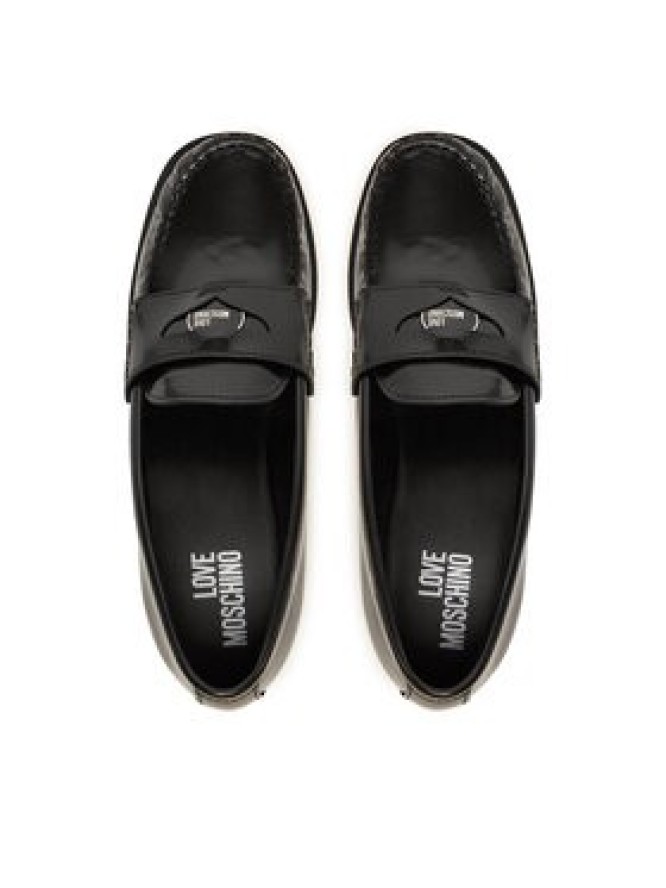 LOVE MOSCHINO Mokasyny JA10222G1NJD000A40 Czarny